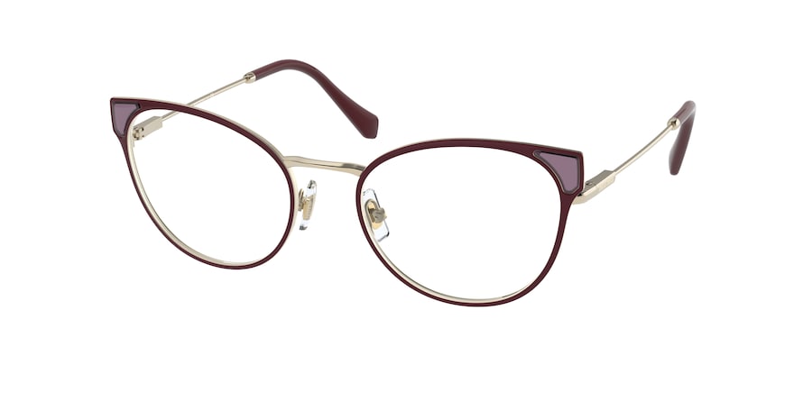 Miu Miu MU52TV Phantos Eyeglasses  USH1O1-BORDEAUX 52-19-140 - Color Map bordeaux