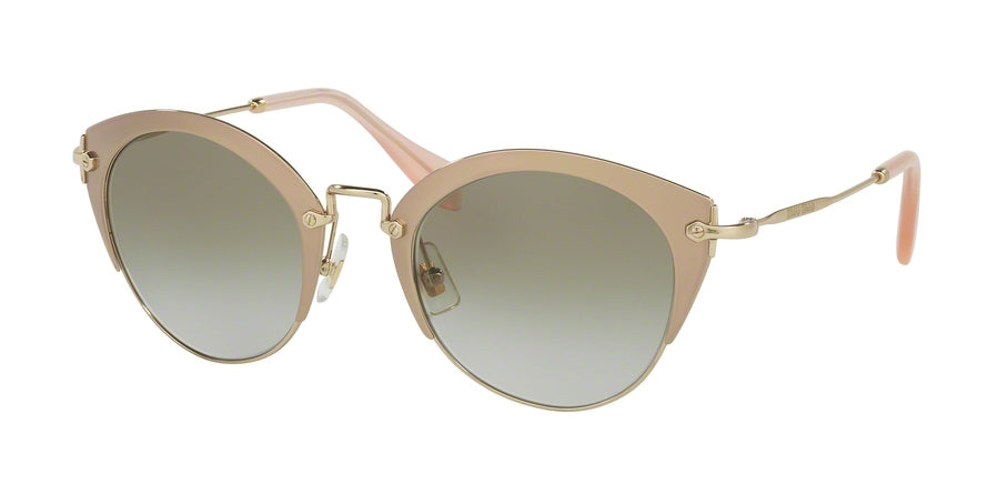 Miu Miu MU53RS Phantos Sunglasses  UFD3H2-MIRROR PINK/PALE GOLD 52-23-140 - Color Map pink