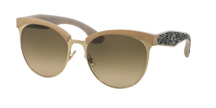 Miu Miu STARDUST MU54QS Phantos Sunglasses  UBC3D0-PALE GOLD 56-18-145 - Color Map ivory