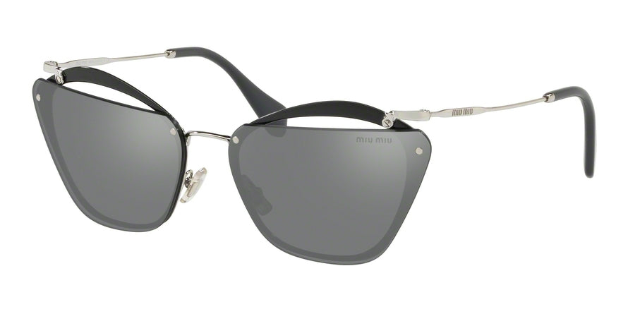 Miu Miu CORE COLLECTION MU54TS Irregular Sunglasses  KJW7W1-GREY 64-16-145 - Color Map grey