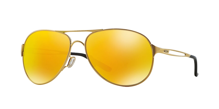 Oakley CAVEAT OO4054 Pilot Sunglasses  405417-POLISHED GOLD 60-14-137 - Color Map gold