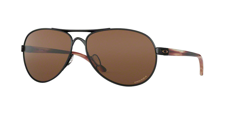 Oakley FEEDBACK OO4079 Pilot Sunglasses  407936-POLISHED BLACK 59-13-135 - Color Map black