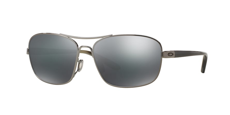 Oakley SANCTUARY OO4116 Irregular Sunglasses  411602-GUNMETAL 58-14-135 - Color Map grey