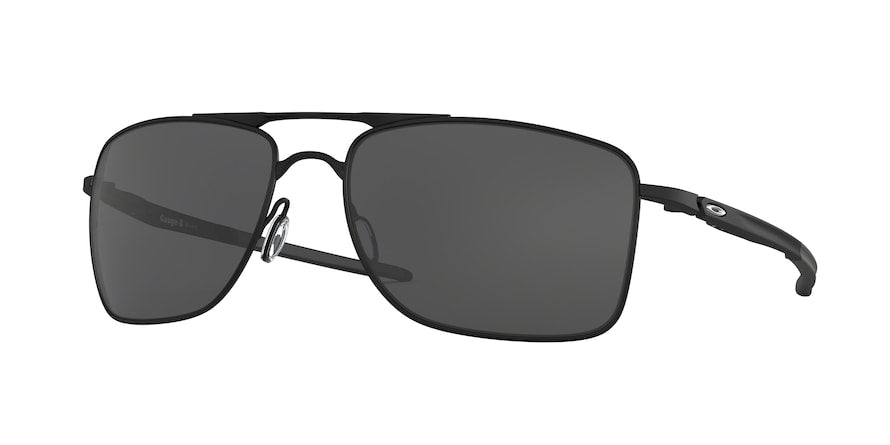 Oakley GAUGE 8 OO4124 Rectangle Sunglasses  412401-MATTE BLACK 57-17-136 - Color Map black