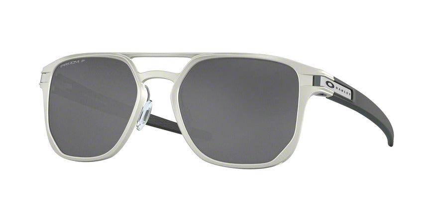 Oakley LATCH ALPHA OO4128 Round Sunglasses  412801-SILVER 53-19-142 - Color Map silver