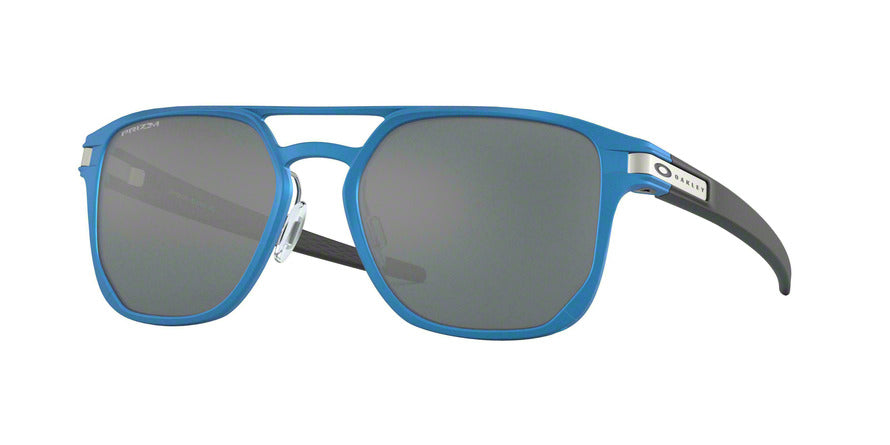 Oakley LATCH ALPHA OO4128 Round Sunglasses  412803-MATTE SAPPHIRE BLUE 53-19-142 - Color Map blue