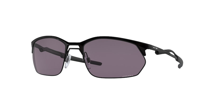 Oakley WIRE TAP 2.0 OO4145 Rectangle Sunglasses  414501-SATIN BLACK 60-19-136 - Color Map black
