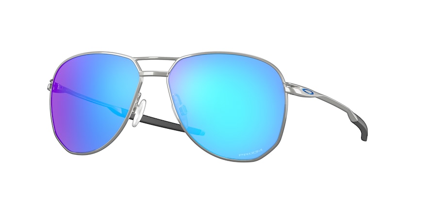 Oakley CONTRAIL OO4147 Pilot Sunglasses  414703-SATIN CHROME 57-14-144 - Color Map silver