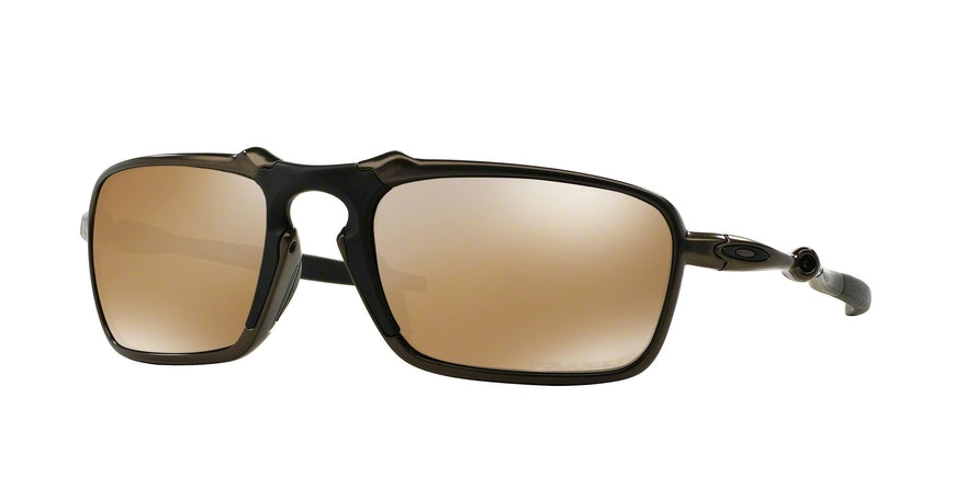 Oakley BADMAN OO6020 Rectangle Sunglasses  602002-PEWTER 60-21-135 - Color Map gunmetal