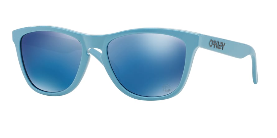 Oakley FROGSKINS OO9013 Square Sunglasses  901336-BLUE 55-17-139 - Color Map light blue