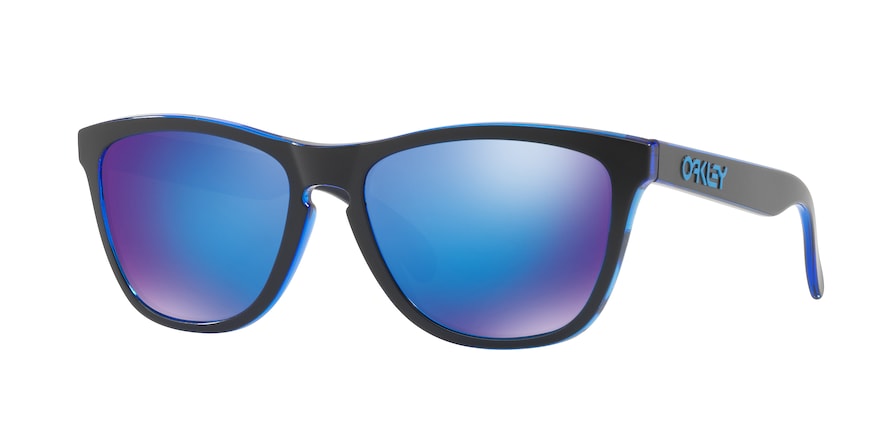 Oakley FROGSKINS OO9013 Square Sunglasses  9013A9-ECLIPSE BLUE 55-17-139 - Color Map blue