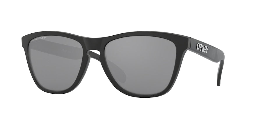 Oakley FROGSKINS OO9013 Square Sunglasses  9013F7-MATTE BLACK 55-17-139 - Color Map black