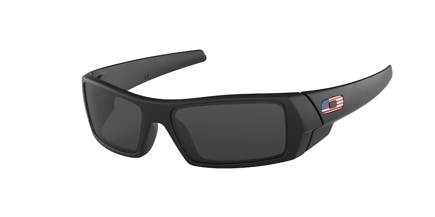 Oakley GASCAN OO9014 Rectangle Sunglasses  11-192-MATTE BLACK 61-15-128 - Color Map black