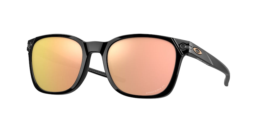 Oakley OJECTOR OO9018 Irregular Sunglasses  901806-POLISHED BLACK 55-20-143 - Color Map black