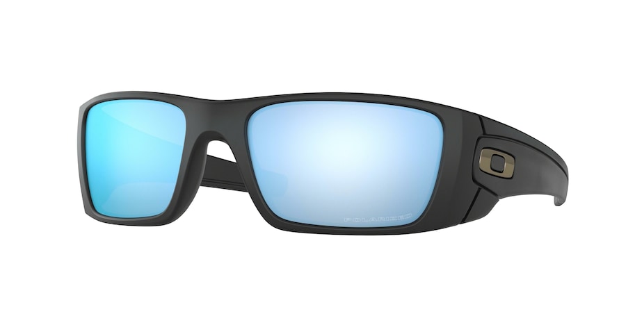 Oakley FUEL CELL OO9096 Rectangle Sunglasses  9096D8-MATTE BLACK 60-19-130 - Color Map black