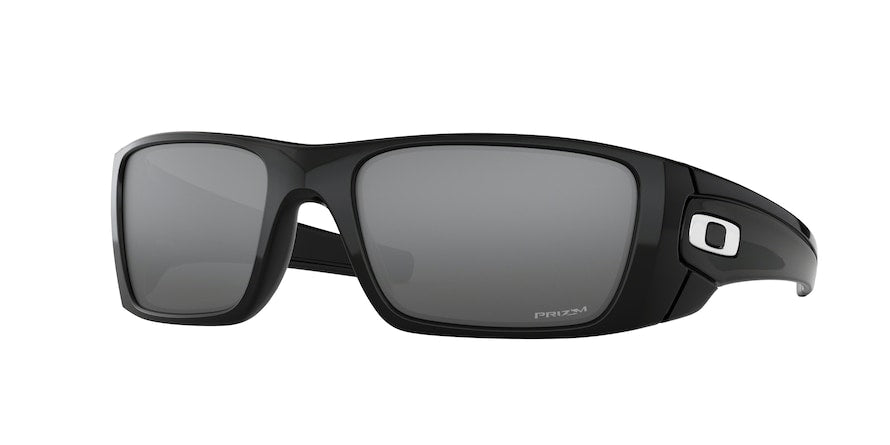 Oakley FUEL CELL OO9096 Rectangle Sunglasses  9096J5-POLISHED BLACK 60-19-130 - Color Map black