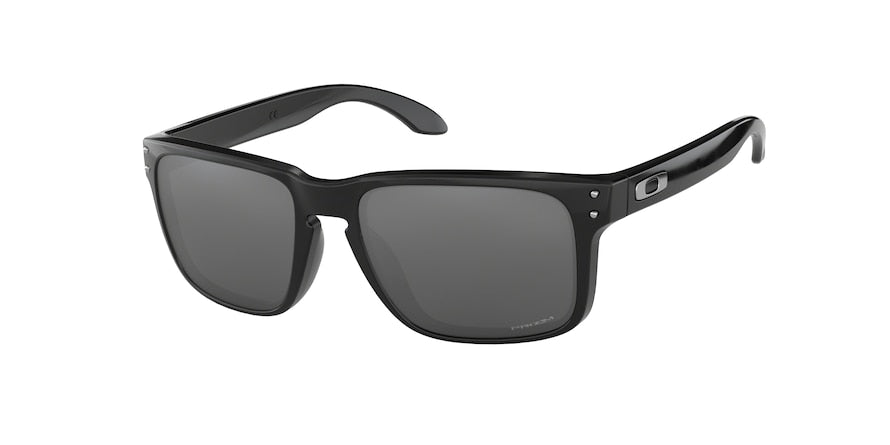 Oakley HOLBROOK OO9102 Square Sunglasses  9102E1-POLISHED BLACK 55-18-137 - Color Map black