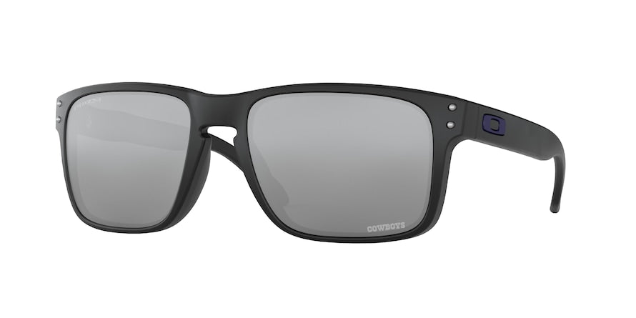 Oakley HOLBROOK OO9102 Square Sunglasses  9102L8-DAL MATTE BLACK 55-18-137 - Color Map black
