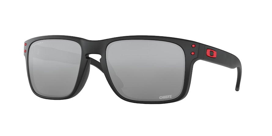 Oakley HOLBROOK OO9102 Square Sunglasses  9102M5-KC MATTE BLACK 55-18-137 - Color Map black