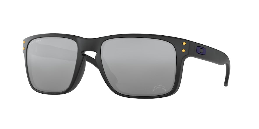 Oakley HOLBROOK OO9102 Square Sunglasses  9102M6-LAC MATTE BLACK 55-18-137 - Color Map black