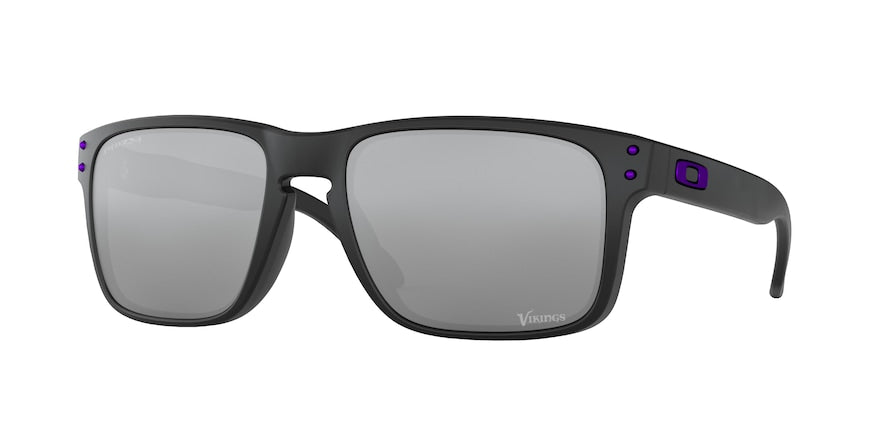 Oakley HOLBROOK OO9102 Square Sunglasses  9102M9-MIN MATTE BLACK 55-18-137 - Color Map black