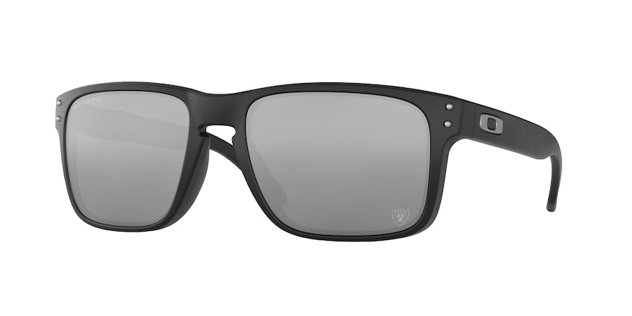 Oakley HOLBROOK OO9102 Square Sunglasses  9102N4-LV MATTE BLACK 55-18-137 - Color Map black