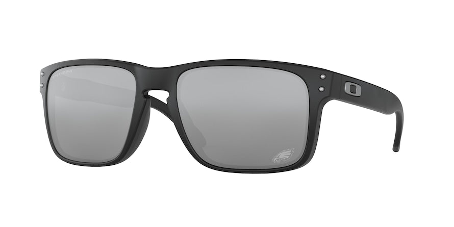 Oakley HOLBROOK OO9102 Square Sunglasses  9102N5-PHI MATTE BLACK 55-18-137 - Color Map black