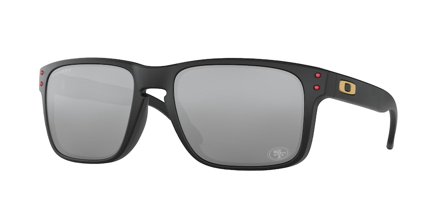 Oakley HOLBROOK OO9102 Square Sunglasses  9102N7-SF MATTE BLACK 55-18-137 - Color Map black