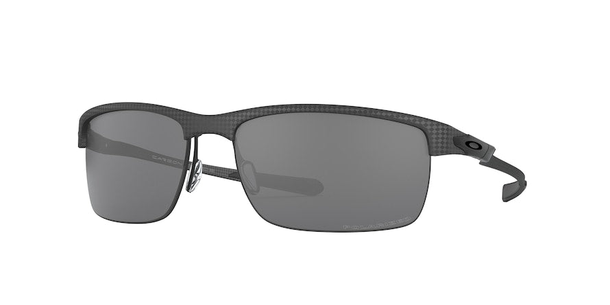 Oakley CARBON BLADE OO9174 Rectangle Sunglasses  917403-MATTE/ SATIN BLACK 66-10-121 - Color Map grey