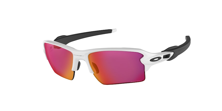 Oakley FLAK 2.0 XL OO9188 Rectangle Sunglasses  918803-POLISHED WHITE 59-12-133 - Color Map white