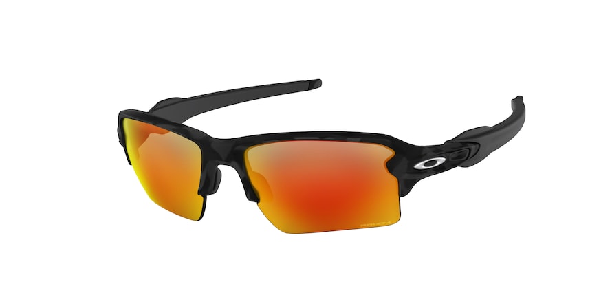 Oakley FLAK 2.0 XL OO9188 Rectangle Sunglasses  918886-BLACK CAMO 59-12-133 - Color Map black