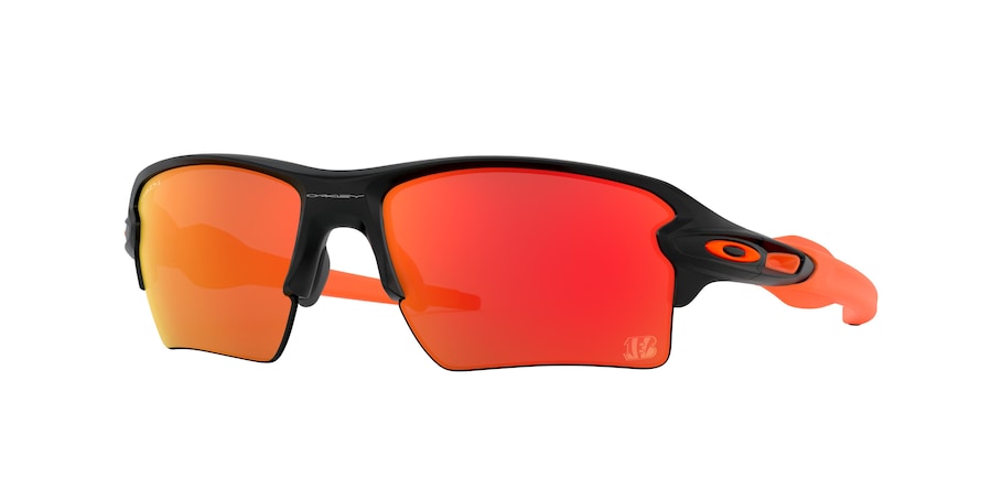 Oakley FLAK 2.0 XL OO9188 Rectangle Sunglasses  9188C3-CIN MATTE BLACK 59-12-133 - Color Map black