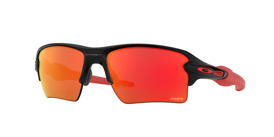 Oakley FLAK 2.0 XL OO9188 Rectangle Sunglasses  9188D2-KC MATTE BLACK 59-12-133 - Color Map black