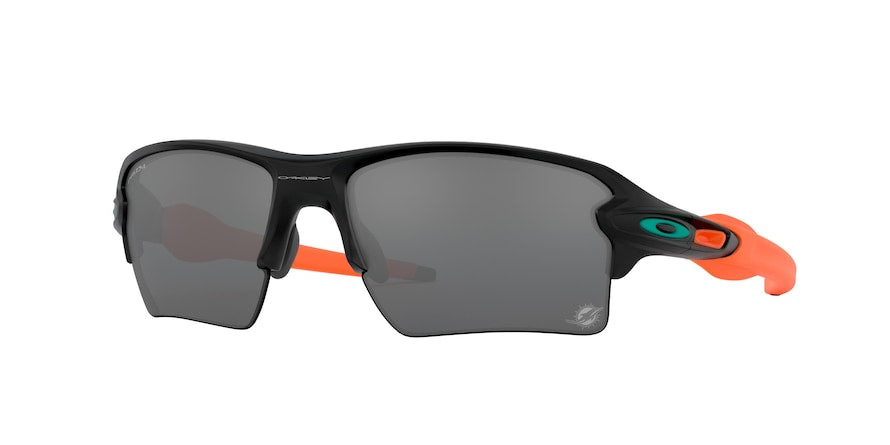 Oakley FLAK 2.0 XL OO9188 Rectangle Sunglasses  9188D5-MIA MATTE BLACK 59-12-133 - Color Map black