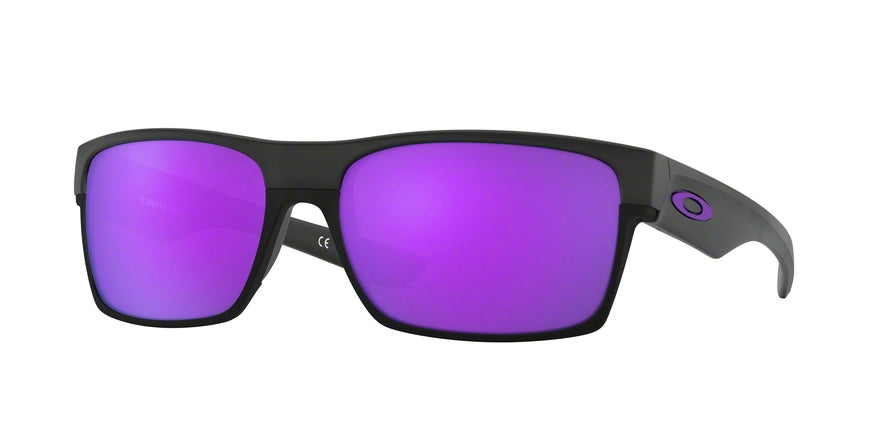 Oakley TWOFACE OO9189 Square Sunglasses  918908-MATTE BLACK 60-16-135 - Color Map black
