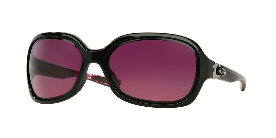 Oakley PULSE OO9198 Rectangle Sunglasses  919819-POLISHED BLACK 61-16-120 - Color Map black