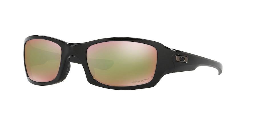 Oakley FIVES SQUARED OO9238 Rectangle Sunglasses  923818-POLISHED BLACK 54-20-133 - Color Map black