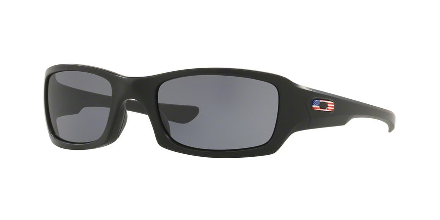 Oakley FIVES SQUARED OO9238 Rectangle Sunglasses  923834-MATTE BLACK 54-20-133 - Color Map black