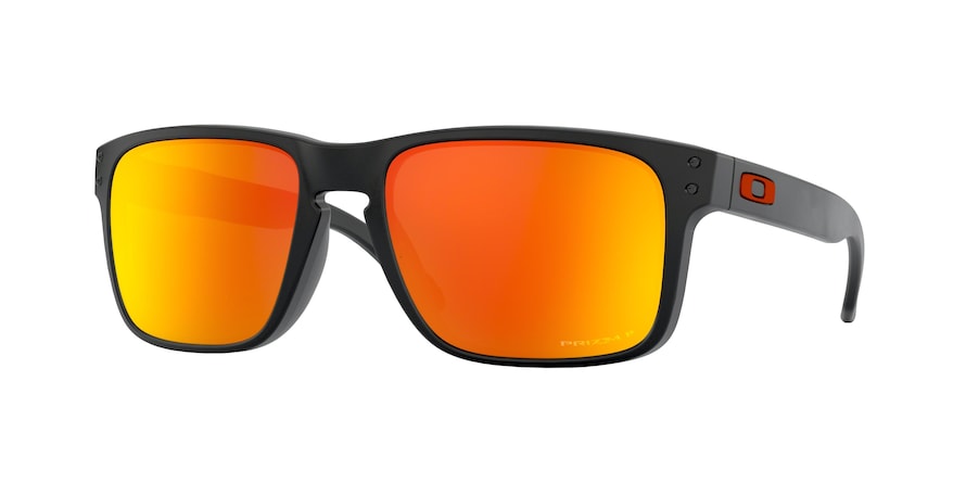 Oakley HOLBROOK (A) OO9244 Rectangle Sunglasses  924442-MATTE BLACK 56-17-138 - Color Map black