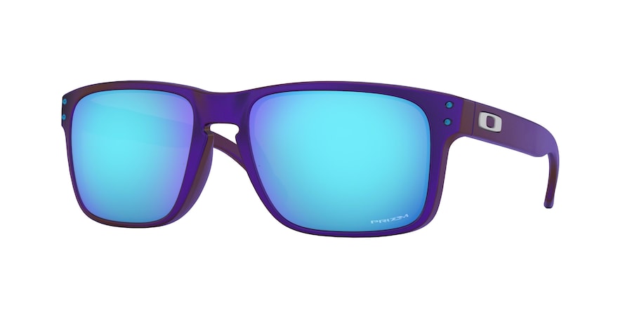 Oakley HOLBROOK (A) OO9244 Rectangle Sunglasses  924443-BLUE/RED SHIFT 56-17-138 - Color Map blue