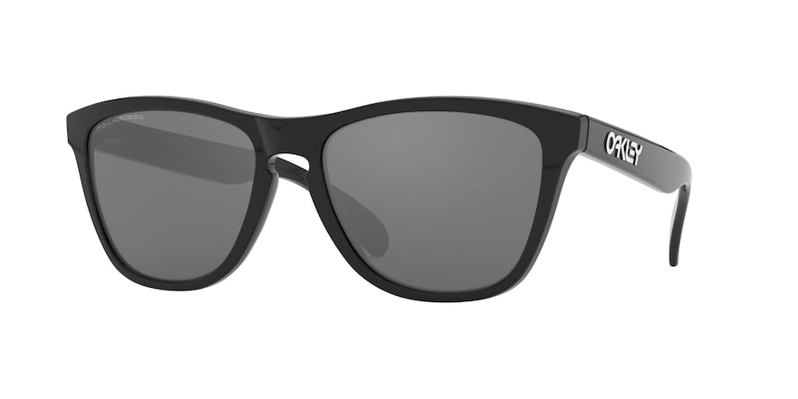 Oakley FROGSKINS (A) OO9245 Rectangle Sunglasses  924502-POLISHED BLACK 54-17-138 - Color Map black