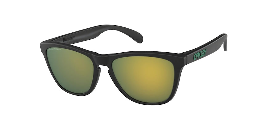 Oakley FROGSKINS (A) OO9245 Rectangle Sunglasses  924543-MATTE BLACK 54-17-138 - Color Map black