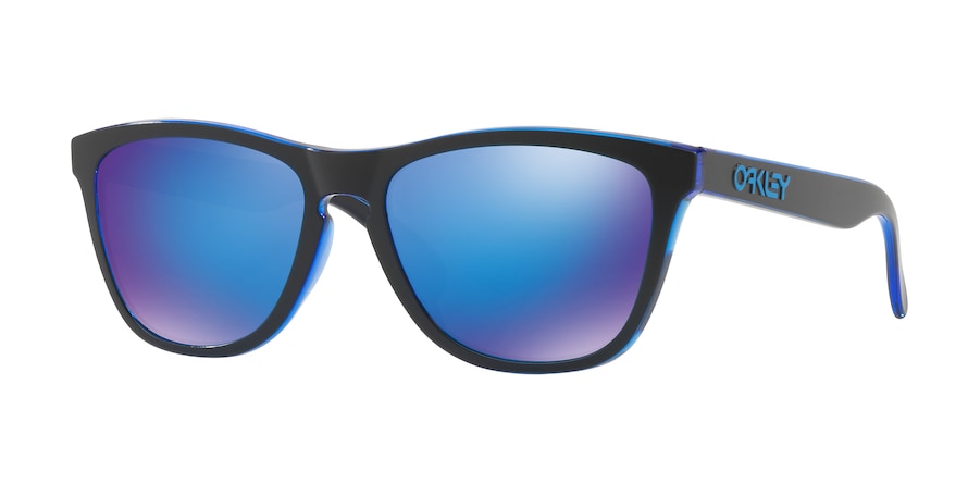 Oakley FROGSKINS (A) OO9245 Rectangle Sunglasses  924548-ECLIPSE BLUE 54-17-138 - Color Map black
