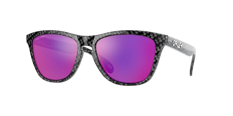Oakley FROGSKINS (A) OO9245 Rectangle Sunglasses  9245B1-CARBON FIBER 54-17-138 - Color Map black