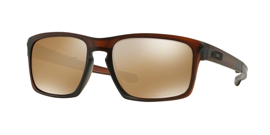 Oakley SLIVER F OO9246 Rectangle Sunglasses  924605-MATTE DARK AMBER 57-17-133 - Color Map brown