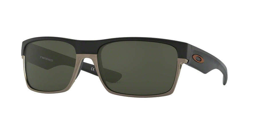 Oakley TWOFACE (A) OO9256 Rectangle Sunglasses  925601-MATTE BLACK 60-16-137 - Color Map black