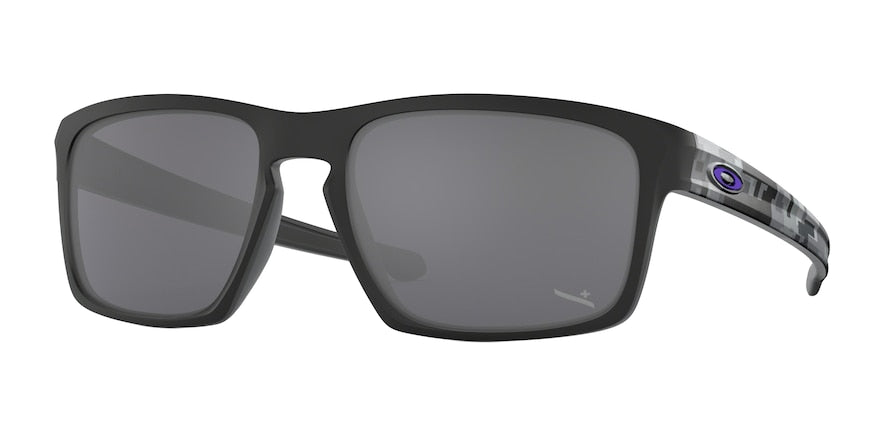 Oakley SLIVER OO9262 Rectangle Sunglasses  926236-MATTE BLACK 57-18-140 - Color Map black