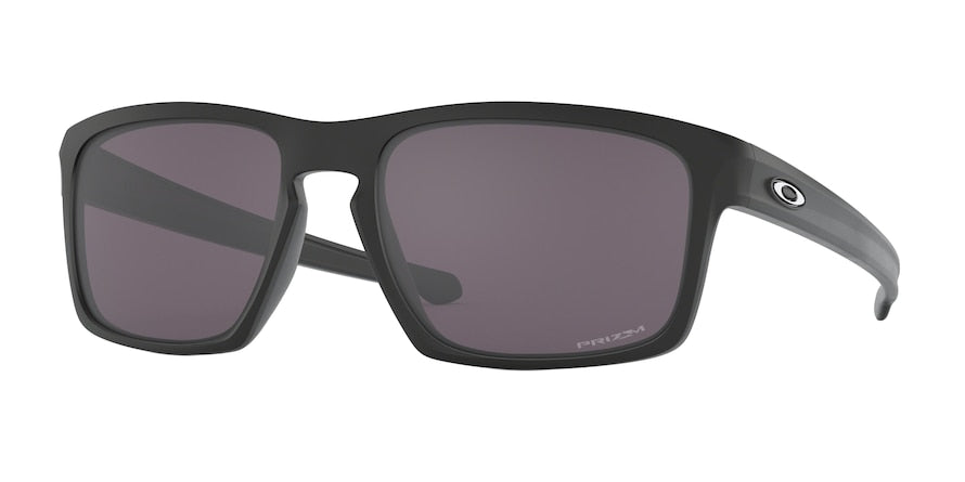 Oakley SLIVER OO9262 Rectangle Sunglasses  926268-MATTE BLACK 57-18-140 - Color Map black