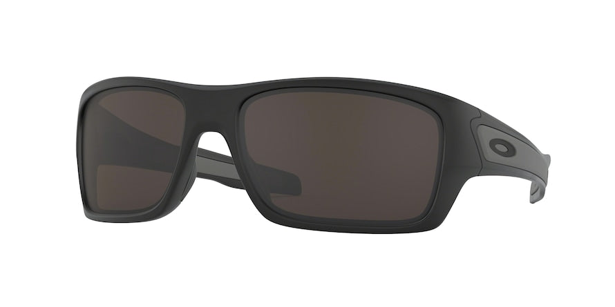 Oakley TURBINE OO9263 Rectangle Sunglasses  926301-MATTE BLACK 63-17-132 - Color Map black