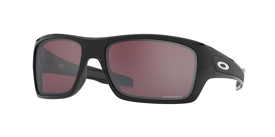 Oakley TURBINE OO9263 Rectangle Sunglasses  926359-POLISHED BLACK 63-17-132 - Color Map black